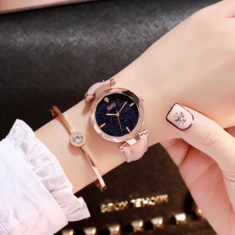 Модные Роскошные Брендовые женские часы с кристаллами 2019 наручные розового