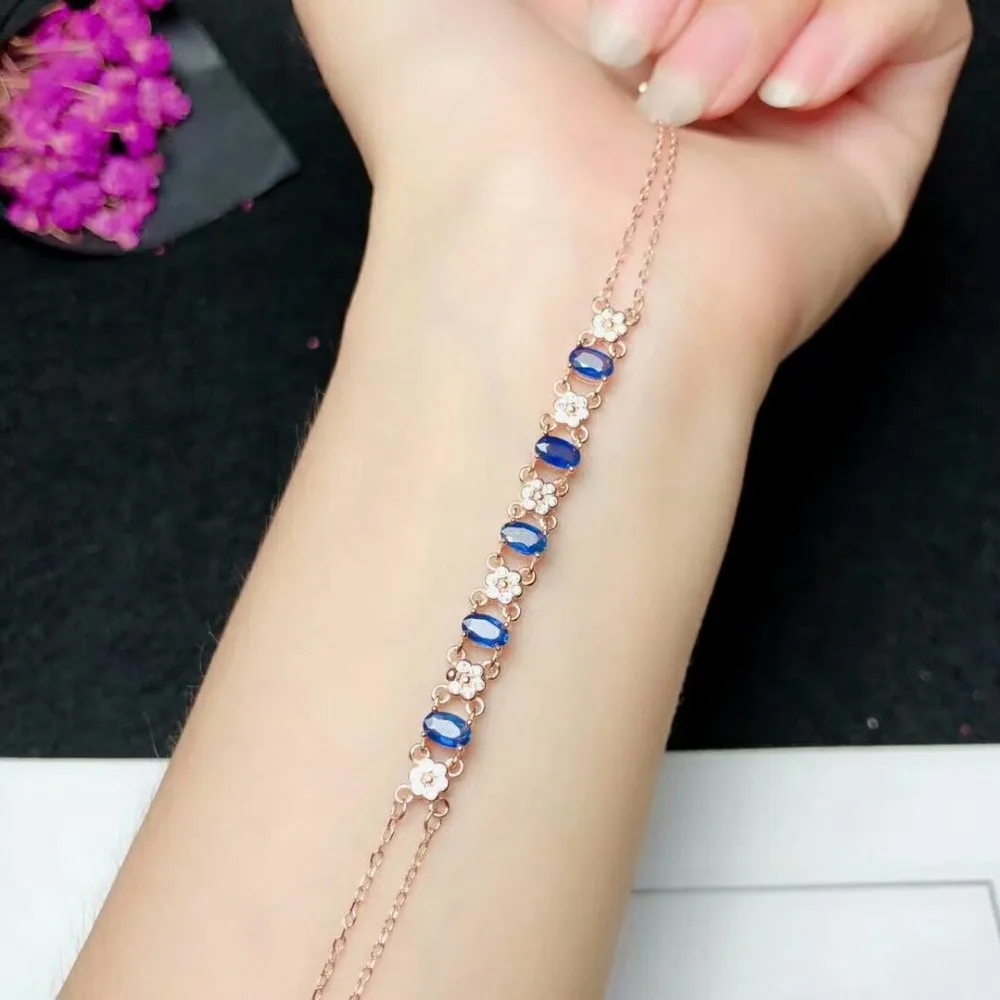 shilovem 925 silver sterling Natural sapphire Bracelets fine Jewelry trendy new 2018 3*5mm gift women yhl030501agl
shilovem 925 silver sterling Natural sapphire Bracelets fine Jewelry trendy new 2018 3*5mm gift women yhl030501agl