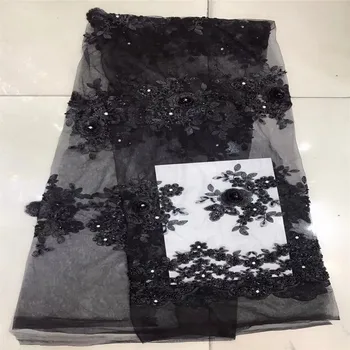 HFX Nigerian Lace Fabrics For Wedding 2018 African French Lace Fabric High Quality 3D Lace with beads H174-2
HFX Nigerian Lace Fabrics For Wedding 2018 African French Lace Fabric High Quality 3D Lace with beads H174-2