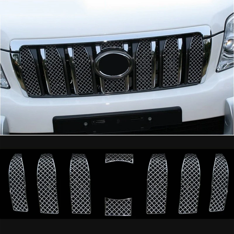MONTFORD For Toyota Cruiser Prado FJ150 FJ 150 2010-2013 Stainless Steel Front Center Racing Grill Grille Decoration Cover Trims
MONTFORD For Toyota Cruiser Prado FJ150 FJ 150 2010-2013 Stainless Steel Front Center Racing Grill Grille Decoration Cover Trims