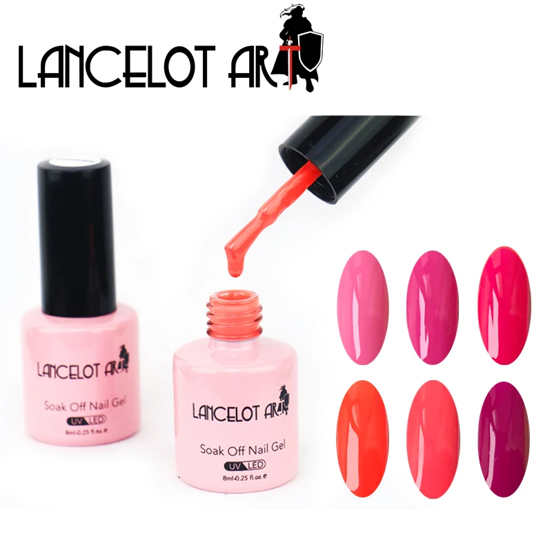 LANCELOT ART Soak Off Nail Gel Polish Bright-coloured Colored Polish Gel Professional UV And LED vernis semi permanent 8ml
LANCELOT ART Soak Off Nail Gel Polish Bright-coloured Colored Polish Gel Professional UV And LED vernis semi permanent 8ml