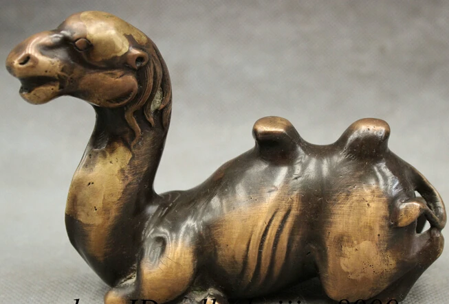 JP S0608 Chinese Pure Bronze Copper Wealth llama Camel bactrian camel Statue Sculpture B0403
JP S0608 Chinese Pure Bronze Copper Wealth llama Camel bactrian camel Statue Sculpture B0403