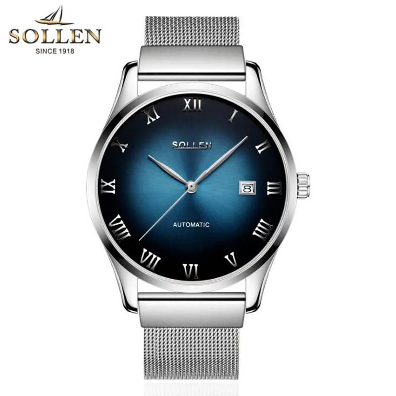 Switzerland Blue Roman Dial Men Watch Automatic Mechanical Watches Male Top Brand Luxury Business Full Steel Waterproof Watch
Switzerland Blue Roman Dial Men Watch Automatic Mechanical Watches Male Top Brand Luxury Business Full Steel Waterproof Watch