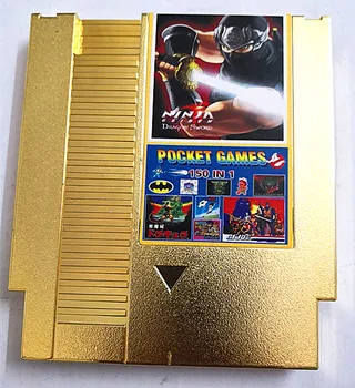 Gold plated version 150 in 1 cartridge for NES 72 Pins Game Cartridge Replacement Plastic Shell
Gold plated version 150 in 1 cartridge for NES 72 Pins Game Cartridge Replacement Plastic Shell