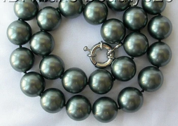 stunning big 14mm round Tahiti black south sea shell pearl necklace AAA style Fine Noble real Natural free shipping
stunning big 14mm round Tahiti black south sea shell pearl necklace AAA style Fine Noble real Natural free shipping