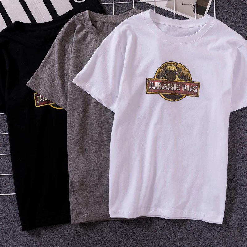 Harajuku Style Men's Casual Loose Short Sleeve Top Pug Digital Print High Quality White 100 Cotton T-Shirt
Harajuku Style Men's Casual Loose Short Sleeve Top Pug Digital Print High Quality White 100 Cotton T-Shirt