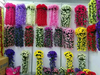 Simulation Violet wall hanging flower vine decoration indoor living room balcony railing Five petals fake flower
Simulation Violet wall hanging flower vine decoration indoor living room balcony railing Five petals fake flower