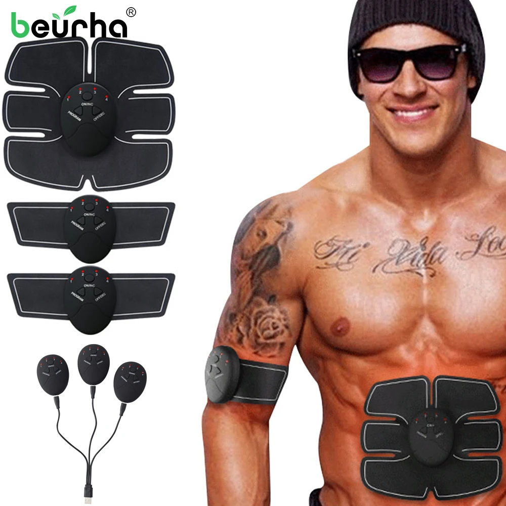 USB EMS Trainer Wireless Muscle ABS Stimulator Smart Fitness Abdominal Training Device Electric Body Massager Weight Loss 
USB EMS Trainer Wireless Muscle ABS Stimulator Smart Fitness Abdominal Training Device Electric Body Massager Weight Loss