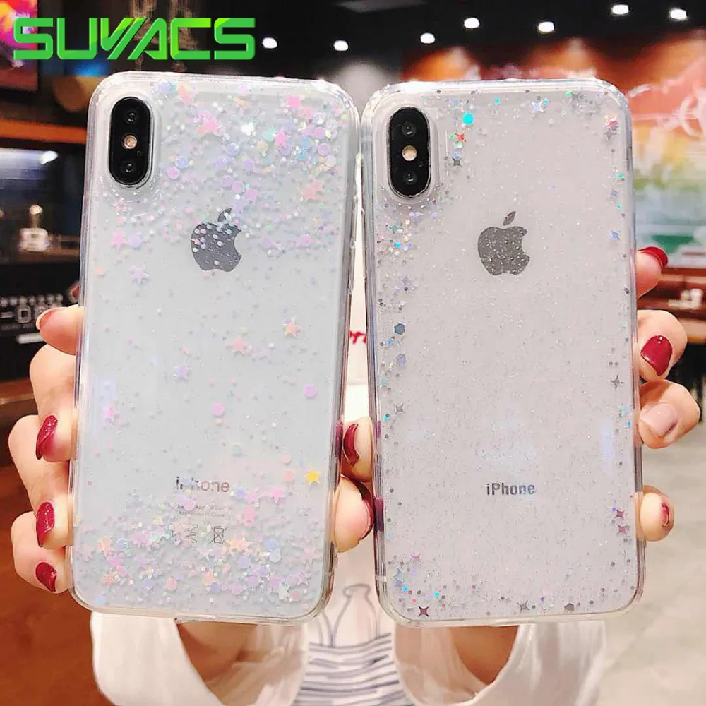 SUYACS Glossy Phone Case For iPhone 6 6S 7 8 Plus X XS MAX XR Cute Beautiful Glitter Transparent Soft TPU Graphic Phone Fundas
SUYACS Glossy Phone Case For iPhone 6 6S 7 8 Plus X XS MAX XR Cute Beautiful Glitter Transparent Soft TPU Graphic Phone Fundas