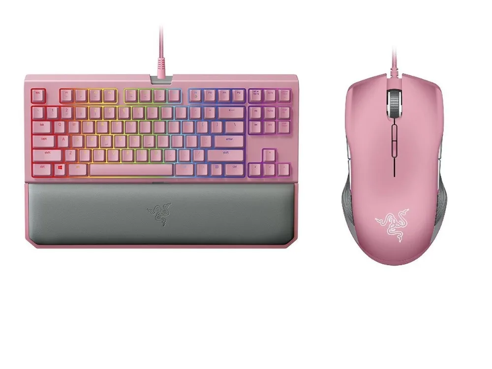 Razer кварцевые Gaming Keyboard И Мышь комбо BlackWidow турнирный выпуск Chroma V2 и Lancehead