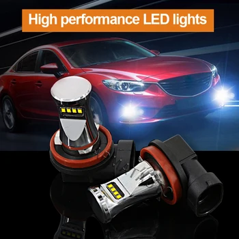 2pcs 6000K White H11 H8 H9 High Power 1800LM LED Bulbs Car Auto Fog Lights Driving Lamps 12V
2pcs 6000K White H11 H8 H9 High Power 1800LM LED Bulbs Car Auto Fog Lights Driving Lamps 12V