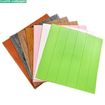 Solid color wood grain foam 3D wall stickers renovation background wall waterproof moisture-proof collision soft bag wallpaper 
Solid color wood grain foam 3D wall stickers renovation background wall waterproof moisture-proof collision soft bag wallpaper