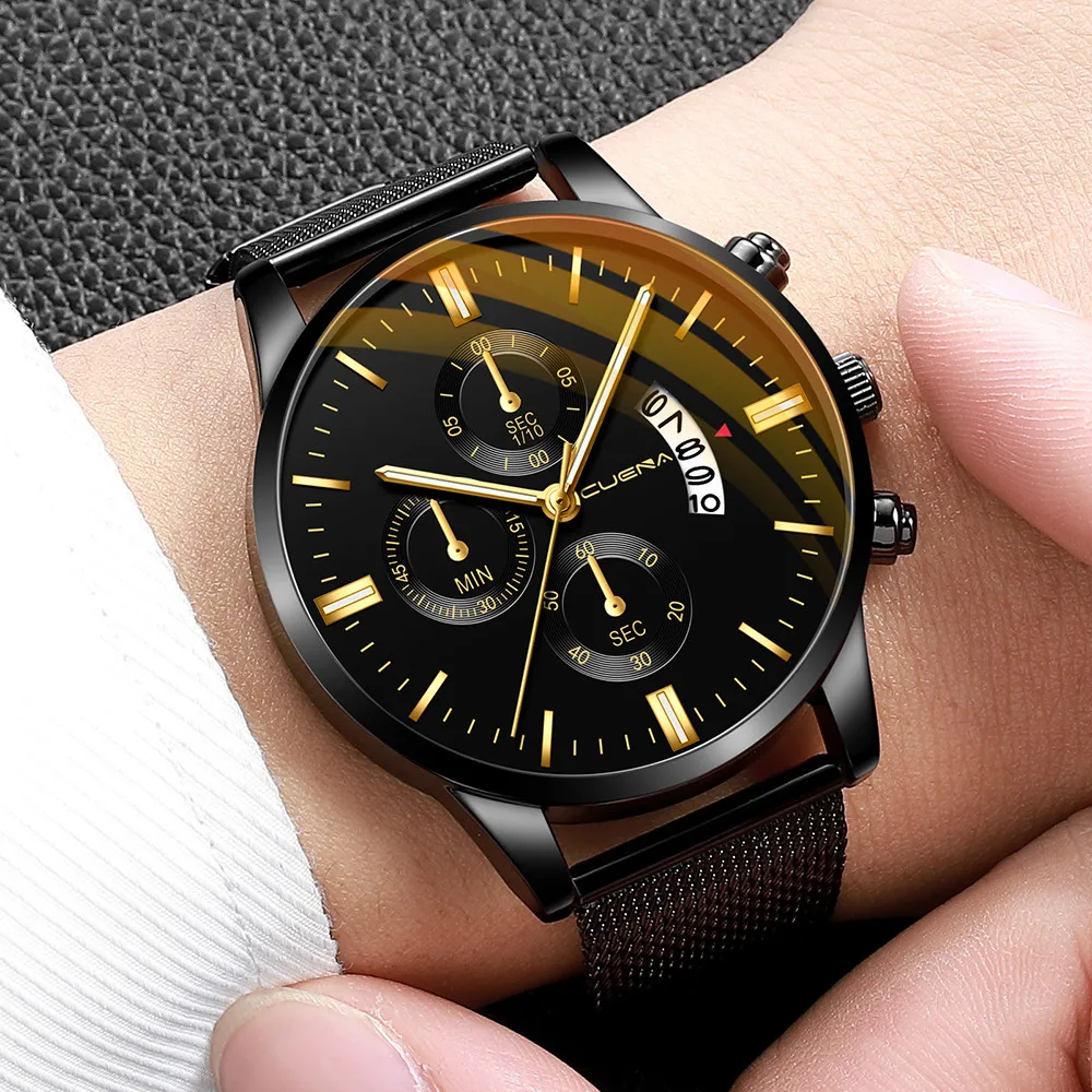 OTOKY 2019 Fashion Men's Fashion Sport Stainless Steel Case Leather Band Quartz Analog Wrist non-watertight Watch 3.5
OTOKY 2019 Fashion Men's Fashion Sport Stainless Steel Case Leather Band Quartz Analog Wrist non-watertight Watch 3.5