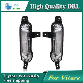 Free shipping !12V 6000k LED DRL Daytime running light case for SUZUKI Vitara 2015 2016 fog lamp frame Fog light Car styling
Free shipping !12V 6000k LED DRL Daytime running light case for SUZUKI Vitara 2015 2016 fog lamp frame Fog light Car styling