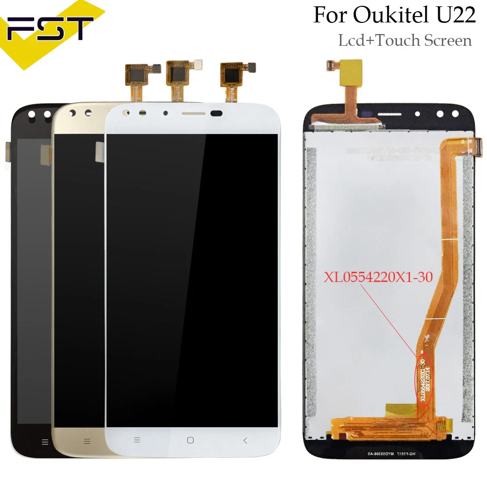 5.5''For Oukitel U22 LCD Display With Touch Screen Digitizer Assembly For Oukitel U22 Lcd Screen With Tools +Adhesive
5.5''For Oukitel U22 LCD Display With Touch Screen Digitizer Assembly For Oukitel U22 Lcd Screen With Tools +Adhesive