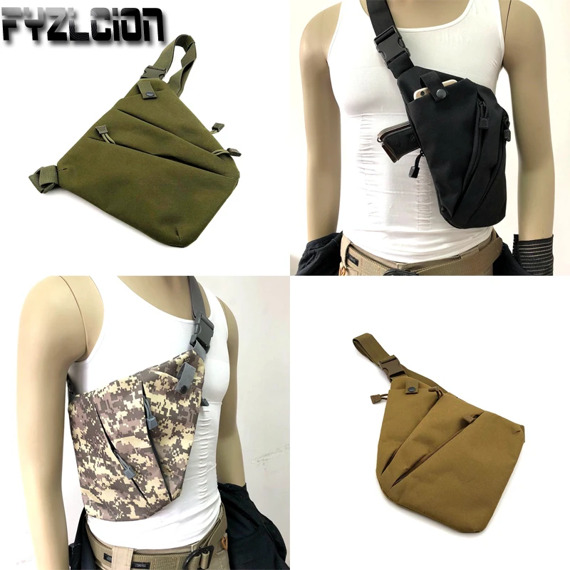 Tactics Multifunctional Concealed Tactical Storage Gun Bag Holster Men's Anti-theft Left Right Nylon Shoulder Bag Chest Bag
Tactics Multifunctional Concealed Tactical Storage Gun Bag Holster Men's Anti-theft Left Right Nylon Shoulder Bag Chest Bag