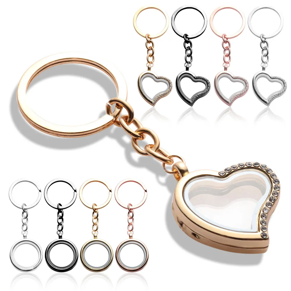 New Fashion Style 1 Pcs Chic Living Glass Memory Locket Keychain Charms Floating Buckle Silver Color Tone Can Open KeyRings 30MM
New Fashion Style 1 Pcs Chic Living Glass Memory Locket Keychain Charms Floating Buckle Silver Color Tone Can Open KeyRings 30MM