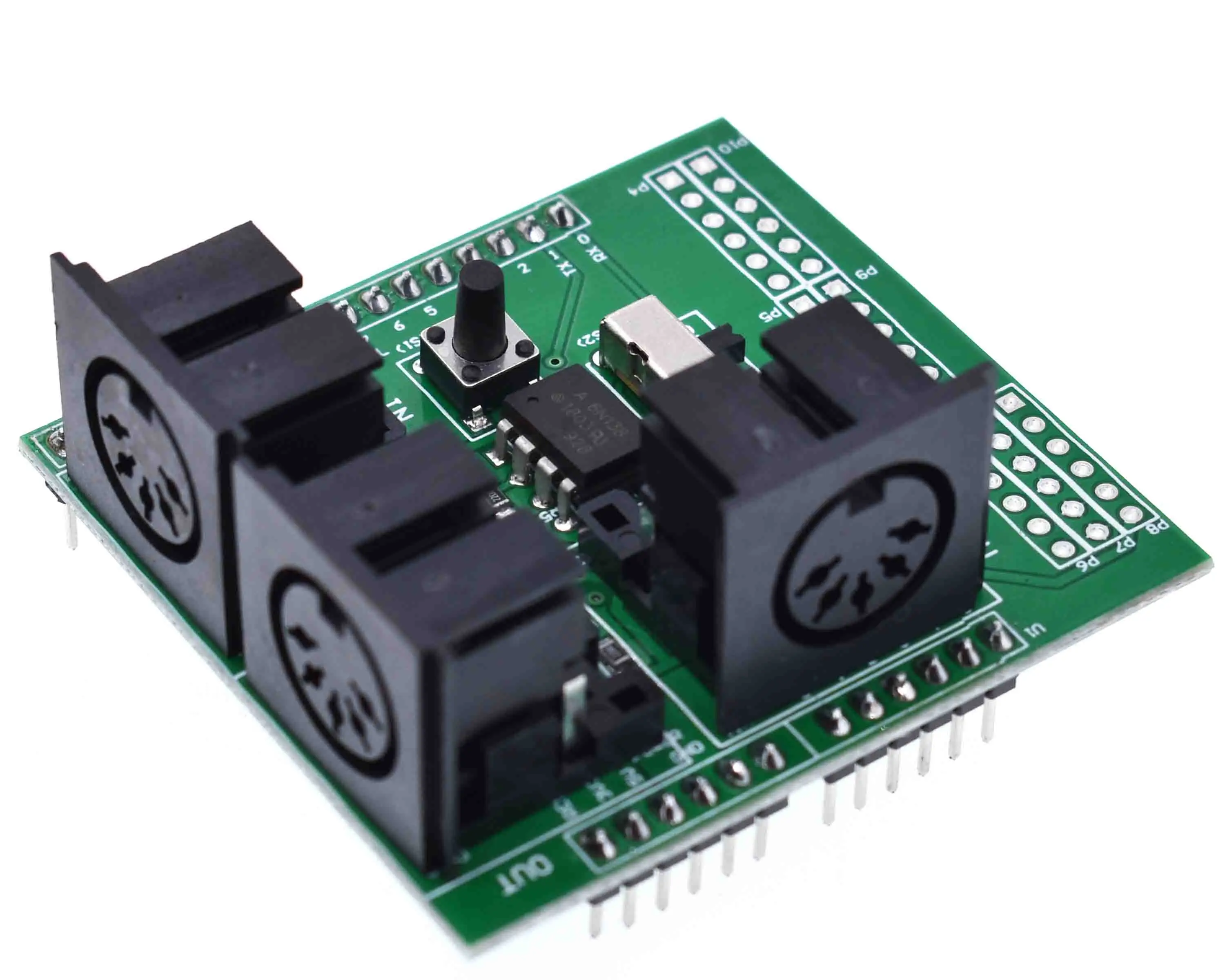 MIDI Shield Musical Breakout Board Instrument Digital Interface Adapter Plate For Compatible Arduino Adapter Board Module
MIDI Shield Musical Breakout Board Instrument Digital Interface Adapter Plate For Compatible Arduino Adapter Board Module