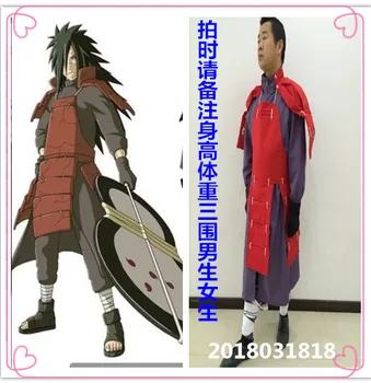 Naruto Madara Uchiha Konoha Sengoku Ninja Second Six Paths Battle Suit Halloween Cosplay Costume B002
Naruto Madara Uchiha Konoha Sengoku Ninja Second Six Paths Battle Suit Halloween Cosplay Costume B002