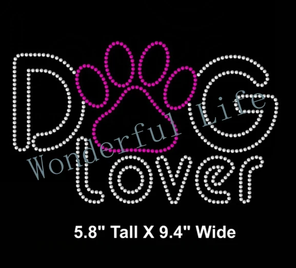 YX Free shipping Rhinestone Iron On Transfer Rhinestone Iron On Rhinestone Bling Iron-on - Dog Lover - Animals
YX Free shipping Rhinestone Iron On Transfer Rhinestone Iron On Rhinestone Bling Iron-on - Dog Lover - Animals