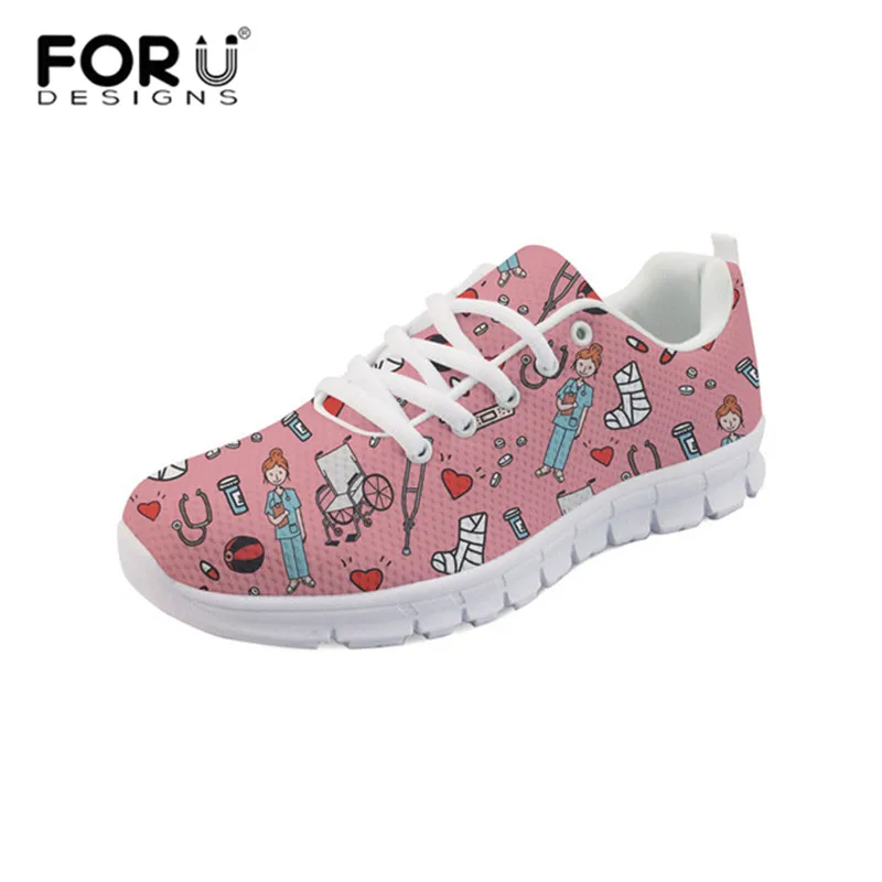 FORUDESIGNS Women Nurse Media Pattern Sneakers Girls Casual Walking Shoes Nursing Comfortable Flats Shoes Zapatos Tenis Feminino
FORUDESIGNS Women Nurse Media Pattern Sneakers Girls Casual Walking Shoes Nursing Comfortable Flats Shoes Zapatos Tenis Feminino