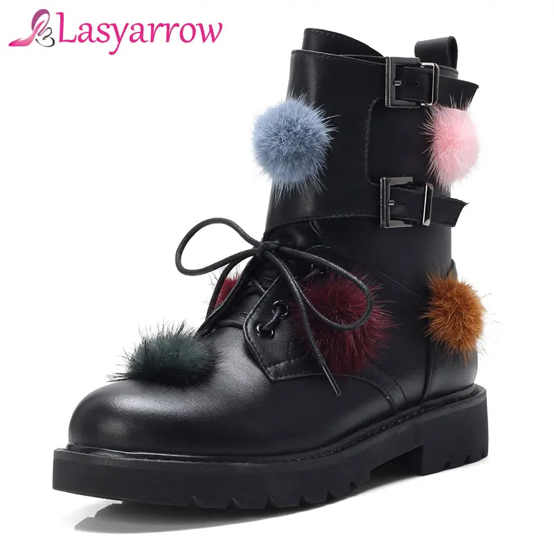 Lasyarrow Bohemia Style Fur Boots Punk Buckle Zipper Botas Mujer Round Toe Platform Genuine Leather Motorcycle Boots Sapatos
Lasyarrow Bohemia Style Fur Boots Punk Buckle Zipper Botas Mujer Round Toe Platform Genuine Leather Motorcycle Boots Sapatos