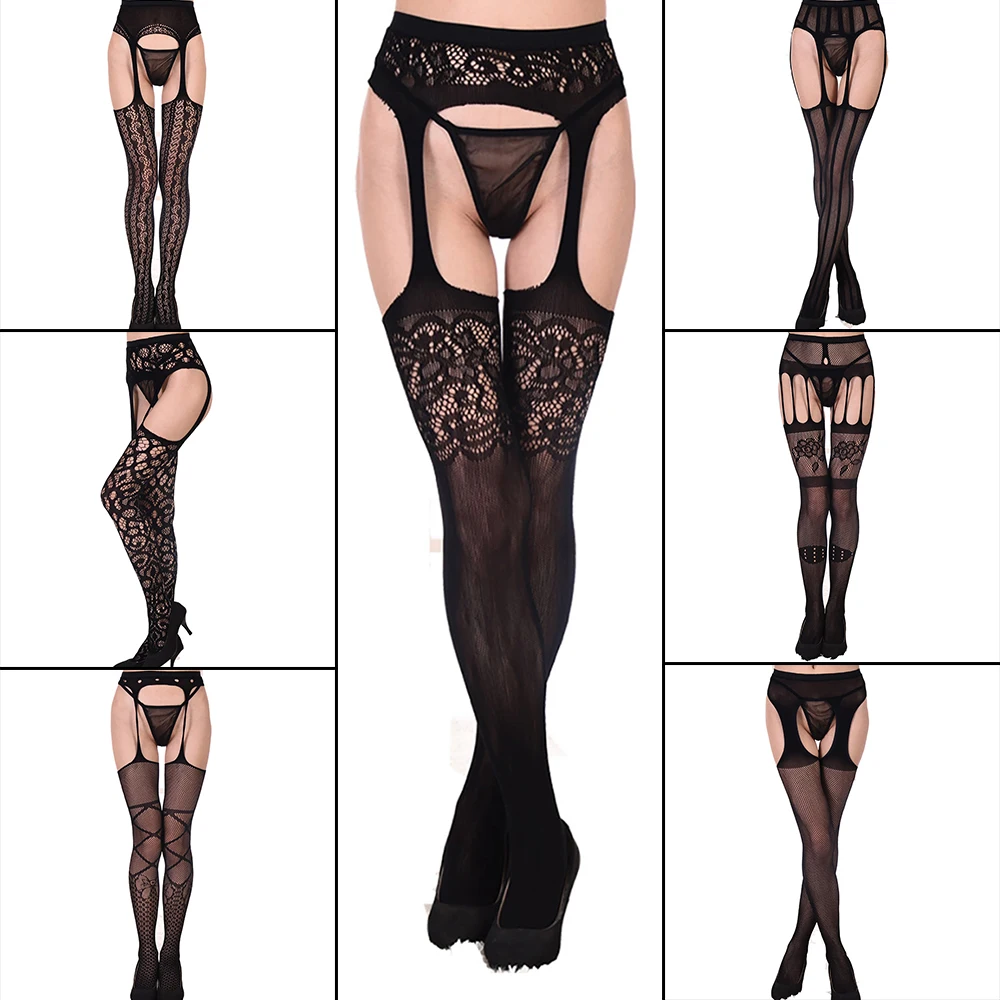 Women Thigh-High Stockings Over Knee Tights Sexy Lace Mesh Lingerie Pantyhose Garter Belt Fishnet Thigh High Stocking
Women Thigh-High Stockings Over Knee Tights Sexy Lace Mesh Lingerie Pantyhose Garter Belt Fishnet Thigh High Stocking