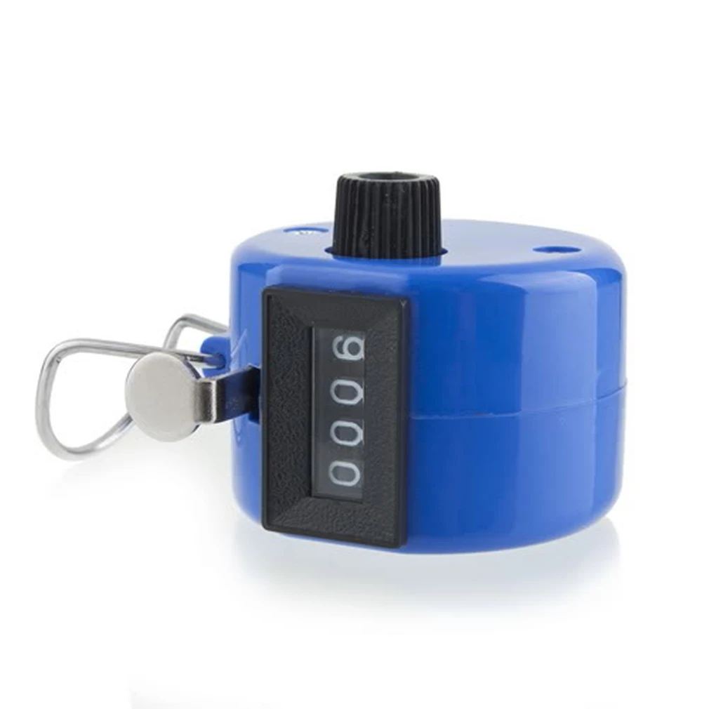 Portable Digital Chrome Handheld Tally Counter Manual Number Mechanical Clicker Golf Pitch Blue Wholesale | Инструменты