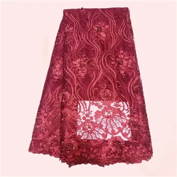 Excellent embroidery net lace fabric French lace fabric with rhinestones for wedding/party dress ZQN109(5yards/lot)
Excellent embroidery net lace fabric French lace fabric with rhinestones for wedding/party dress ZQN109(5yards/lot)