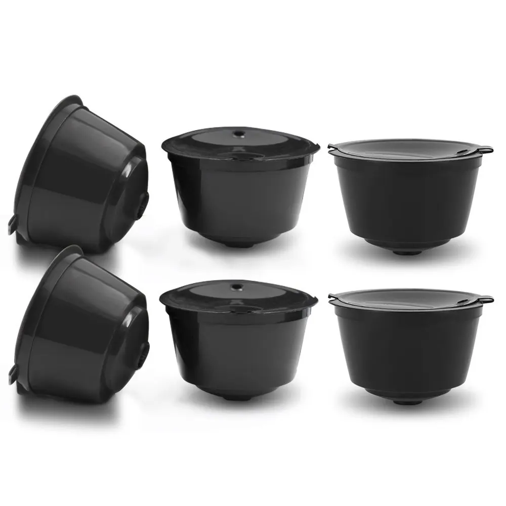 Hot Sale 6 pcs Refillable Capsules Reusable Replacement Coffee Pod Coffee Capsule Filter Black
Hot Sale 6 pcs Refillable Capsules Reusable Replacement Coffee Pod Coffee Capsule Filter Black