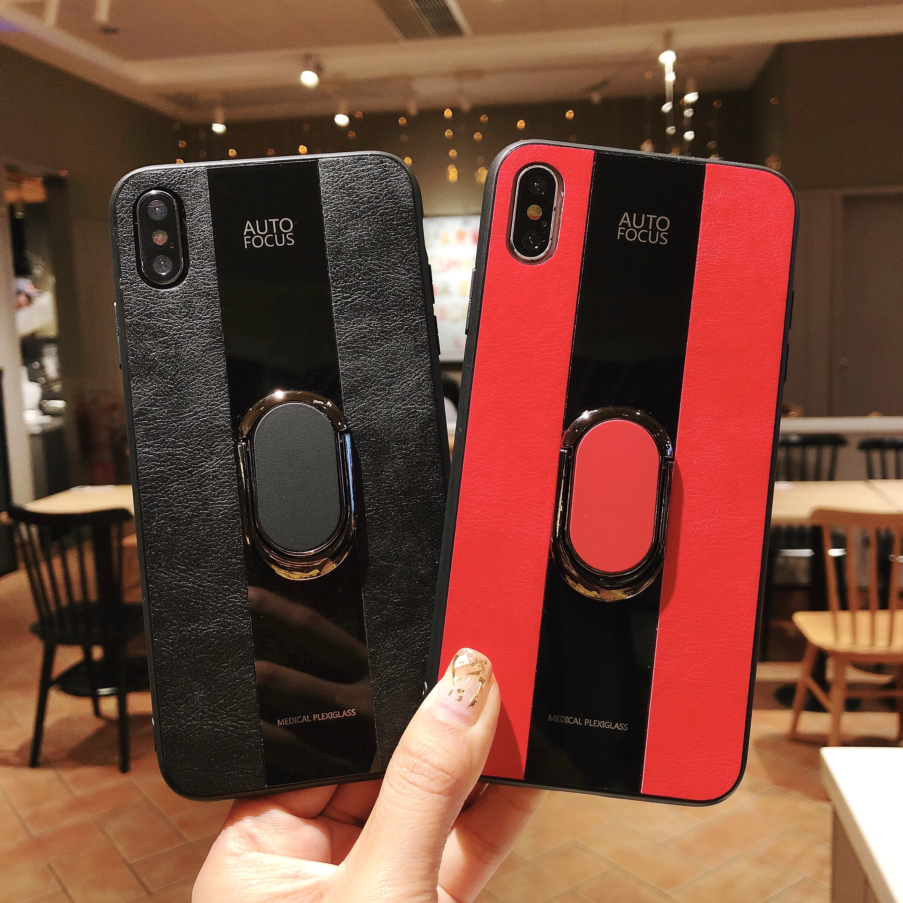 GT leather With Finger Ring mobile phone case for iPhone x 8plus 8 7 7plus 6 6s 6splus Luxury Kickstand mobile phone shell cover
GT leather With Finger Ring mobile phone case for iPhone x 8plus 8 7 7plus 6 6s 6splus Luxury Kickstand mobile phone shell cover