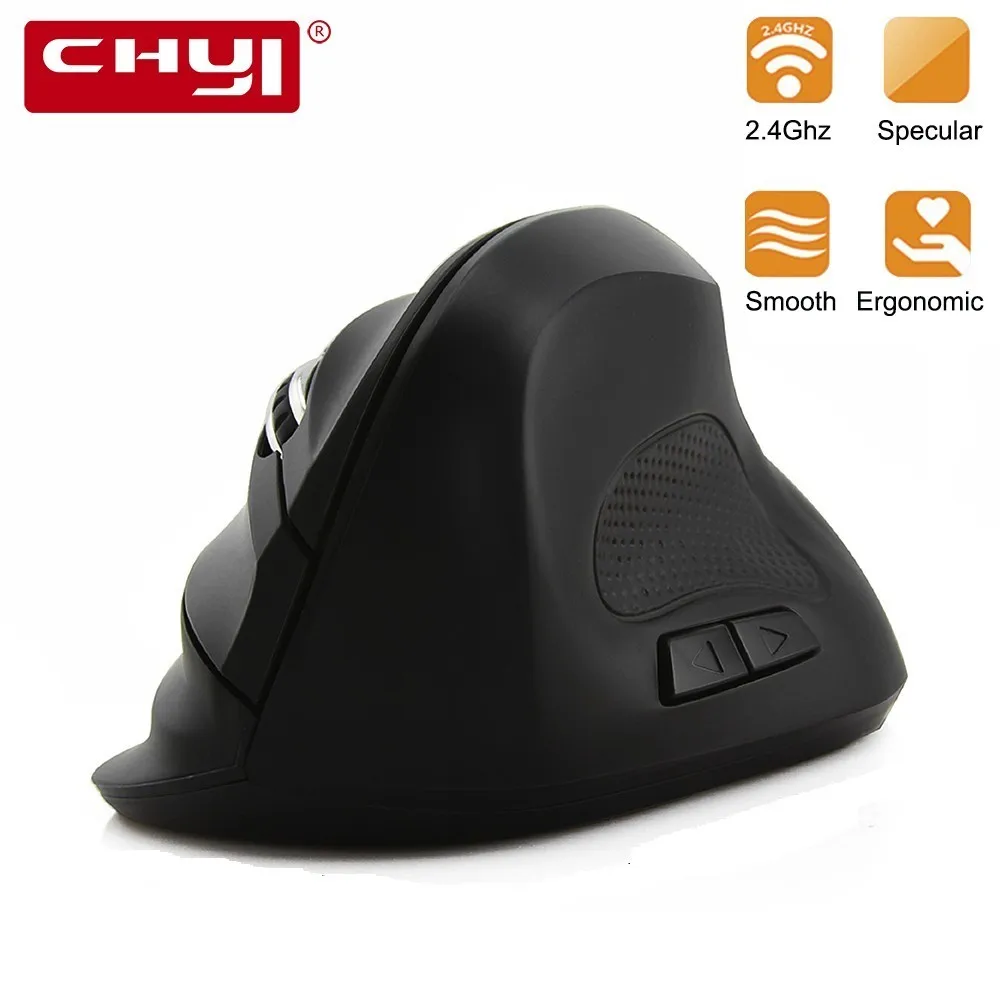 CHYI Wireless Mouse Ergonomic 2.4Ghz 800-1200-1600DPI Right Hand Vertical Mice With MousePad Kit USB 2.0 Receiver For PC Desktop
CHYI Wireless Mouse Ergonomic 2.4Ghz 800-1200-1600DPI Right Hand Vertical Mice With MousePad Kit USB 2.0 Receiver For PC Desktop