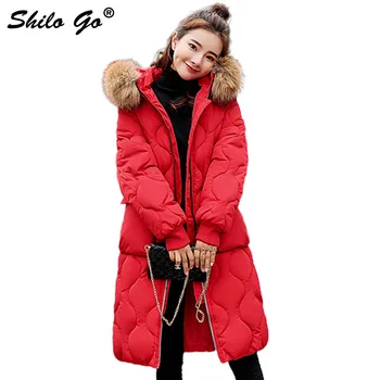 Streetwear Fur collar Hooded women coat parkas Winter boyfriend oversize cotton warm long coat bakery thicken outwear female 
Streetwear Fur collar Hooded women coat parkas Winter boyfriend oversize cotton warm long coat bakery thicken outwear female