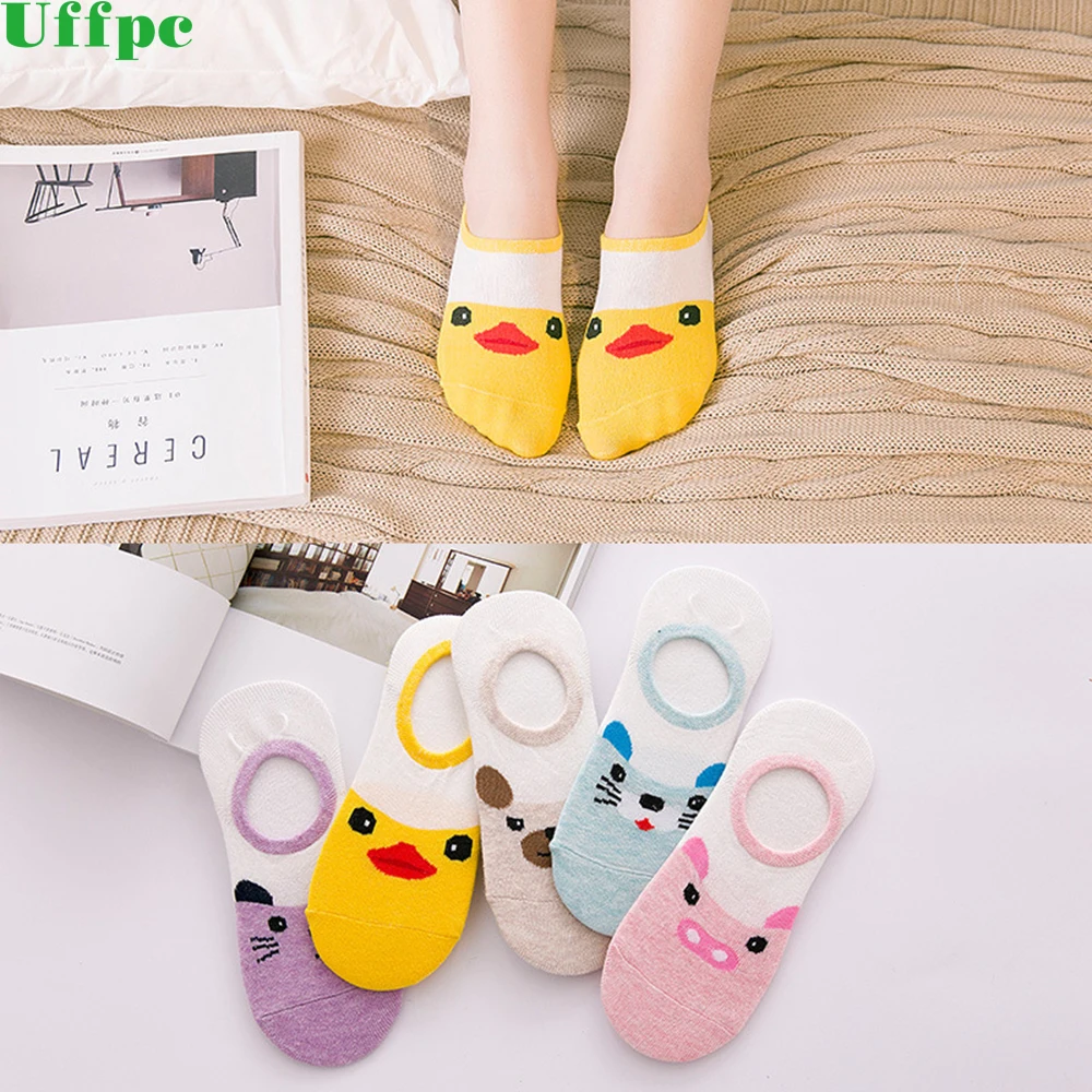 5pairs/lot Summer invisible sock woman Cotton duck Bear dogs cat pig Sock girl Slippers breathable cool socks non-slip
5pairs/lot Summer invisible sock woman Cotton duck Bear dogs cat pig Sock girl Slippers breathable cool socks non-slip