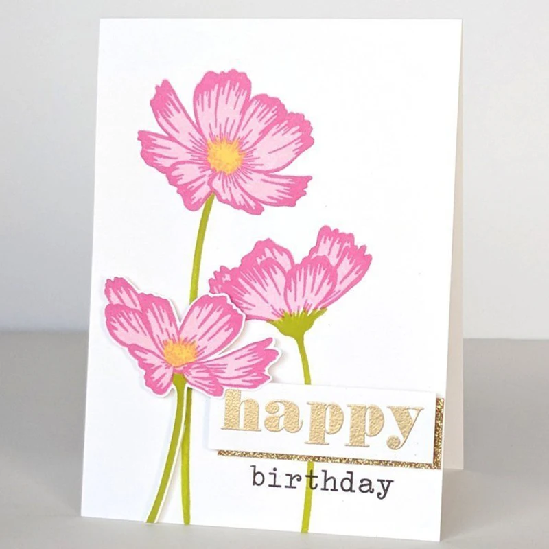Happy Day Clear Stamps Set Stunning Cosmos Seal DIY Scrapbooking Album DIY Craft Decor Transparent Stempels Silicone New 2019
Happy Day Clear Stamps Set Stunning Cosmos Seal DIY Scrapbooking Album DIY Craft Decor Transparent Stempels Silicone New 2019