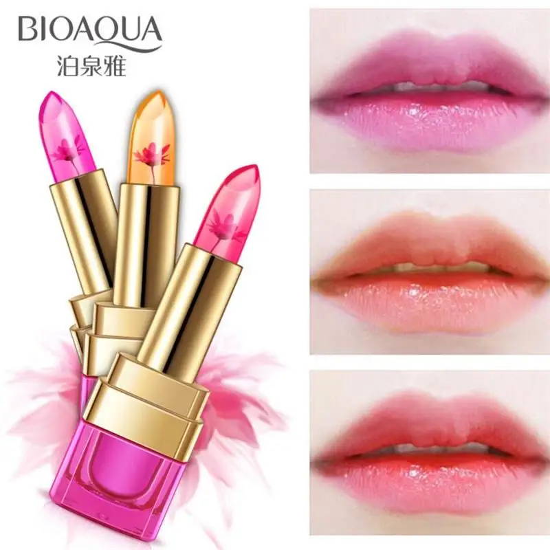 BIOAQUA Natural Plant Fruit Discolor Moisturizing Lip Gloss Lip Balm Nutritious Jelly Flower Temperature Change Lipstick
BIOAQUA Natural Plant Fruit Discolor Moisturizing Lip Gloss Lip Balm Nutritious Jelly Flower Temperature Change Lipstick
