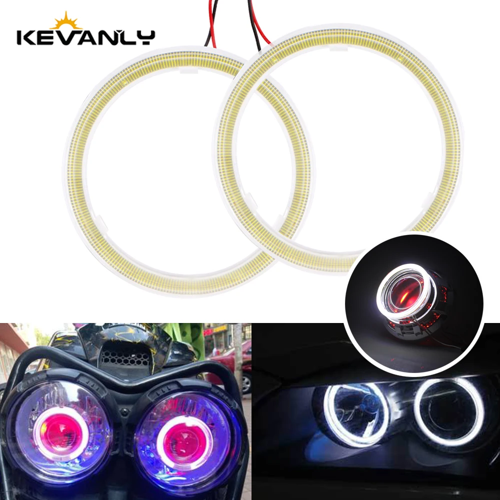 1Pcs Auto Angel Eyes Halo Ring 60mm 70mm 80mm 90mm 100mm 110mm 120mm Car Led Headlight Motorcycle DRL Daytime Running Light
1Pcs Auto Angel Eyes Halo Ring 60mm 70mm 80mm 90mm 100mm 110mm 120mm Car Led Headlight Motorcycle DRL Daytime Running Light