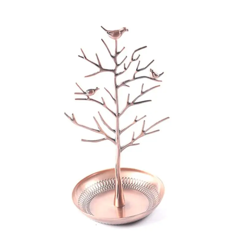 Silver Birds Tree Jewelry Stand Display Earring Necklace Earring Holder Bracelet Fashion Organizer Rack Tower-silver
Silver Birds Tree Jewelry Stand Display Earring Necklace Earring Holder Bracelet Fashion Organizer Rack Tower-silver