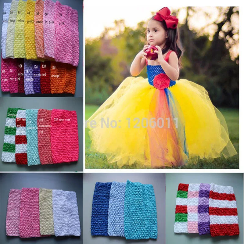 Retail 9 Inch Tutu Crochet Tube Top girl kids Stretch Colored Tutu Headband 33colors in stock
Retail 9 Inch Tutu Crochet Tube Top girl kids Stretch Colored Tutu Headband 33colors in stock