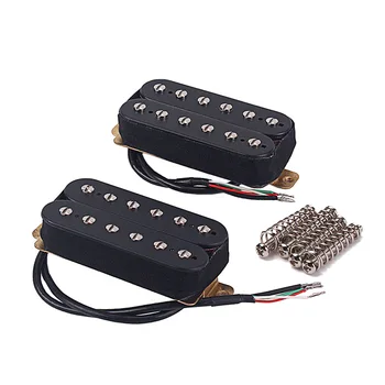 2 Pcs Neck Bridge Pickup Humbucker Double Coil Accessories for Electric Guitar BHD2
2 Pcs Neck Bridge Pickup Humbucker Double Coil Accessories for Electric Guitar BHD2