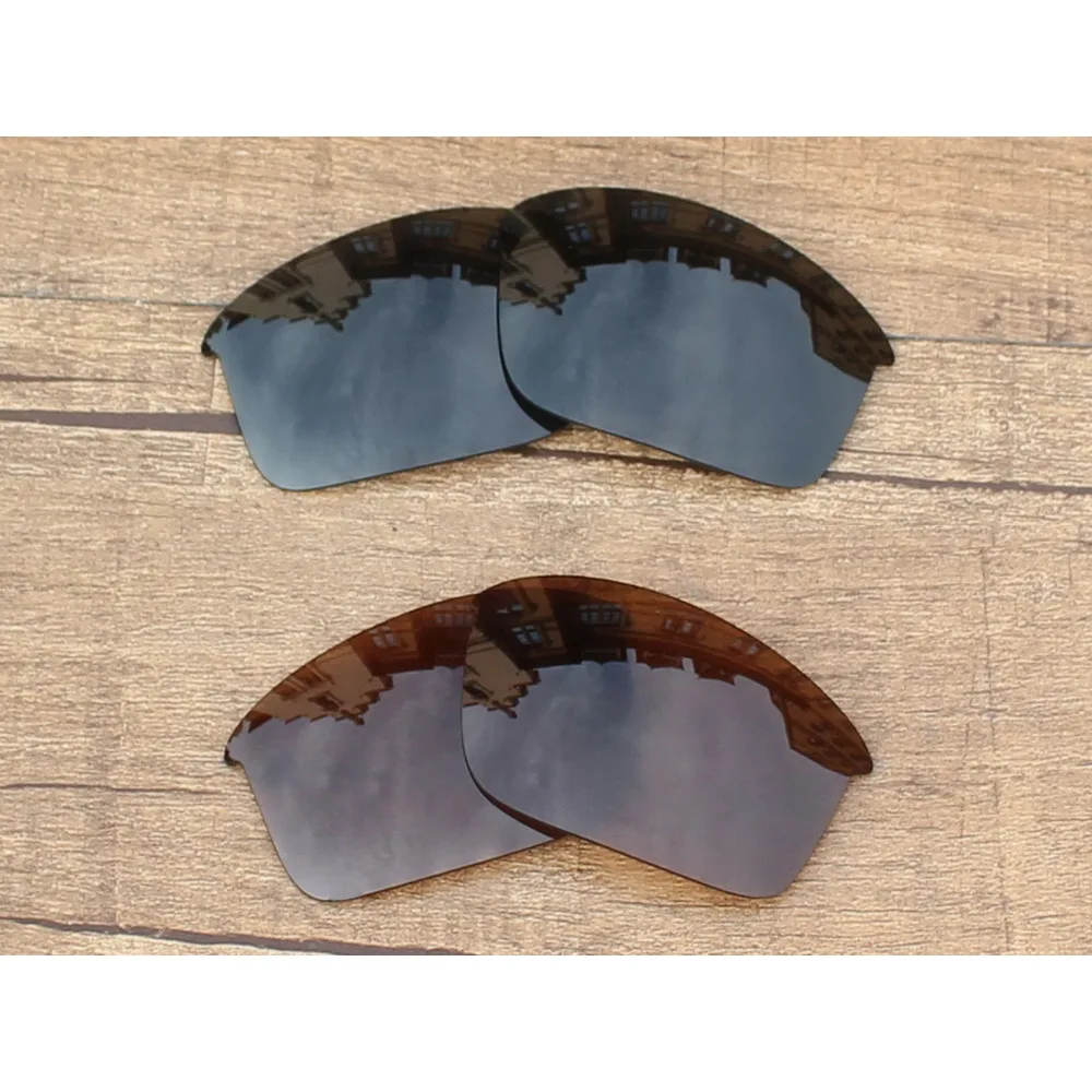 Vonxyz 2 Pairs Stealth Black & Bronze Brown Polarized Replacement Lenses for-Oakley Bottle Rocket OO9164 Frame
Vonxyz 2 Pairs Stealth Black & Bronze Brown Polarized Replacement Lenses for-Oakley Bottle Rocket OO9164 Frame