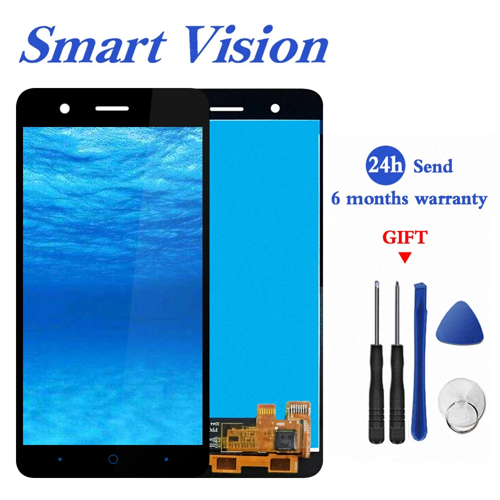 For ZTE Blade A510 LCD Touch Screen Digitizer Sensor Assembly 1280x720 With Frame For ZTE A510 Display BA510 BA510C
For ZTE Blade A510 LCD Touch Screen Digitizer Sensor Assembly 1280x720 With Frame For ZTE A510 Display BA510 BA510C