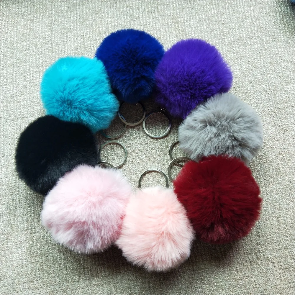 8CM 13 Colors Fluffy Rabbit Fur Ball Key Chain Cute Cream Black Pompom Artificial Rabbit Fur Keychain Women Car Bag Key Ring
8CM 13 Colors Fluffy Rabbit Fur Ball Key Chain Cute Cream Black Pompom Artificial Rabbit Fur Keychain Women Car Bag Key Ring