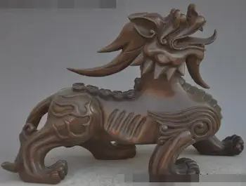 S01855 13"Chinese fengshui Bronze evil spirit PiXiu Phylactery Guardian Beast Statue
S01855 13"Chinese fengshui Bronze evil spirit PiXiu Phylactery Guardian Beast Statue