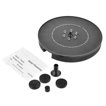2.4W LED Ground Solar Fountain Pump Waterproof Solar Panel With Submersible Pump For Bird Bath Garden Fountain
2.4W LED Ground Solar Fountain Pump Waterproof Solar Panel With Submersible Pump For Bird Bath Garden Fountain