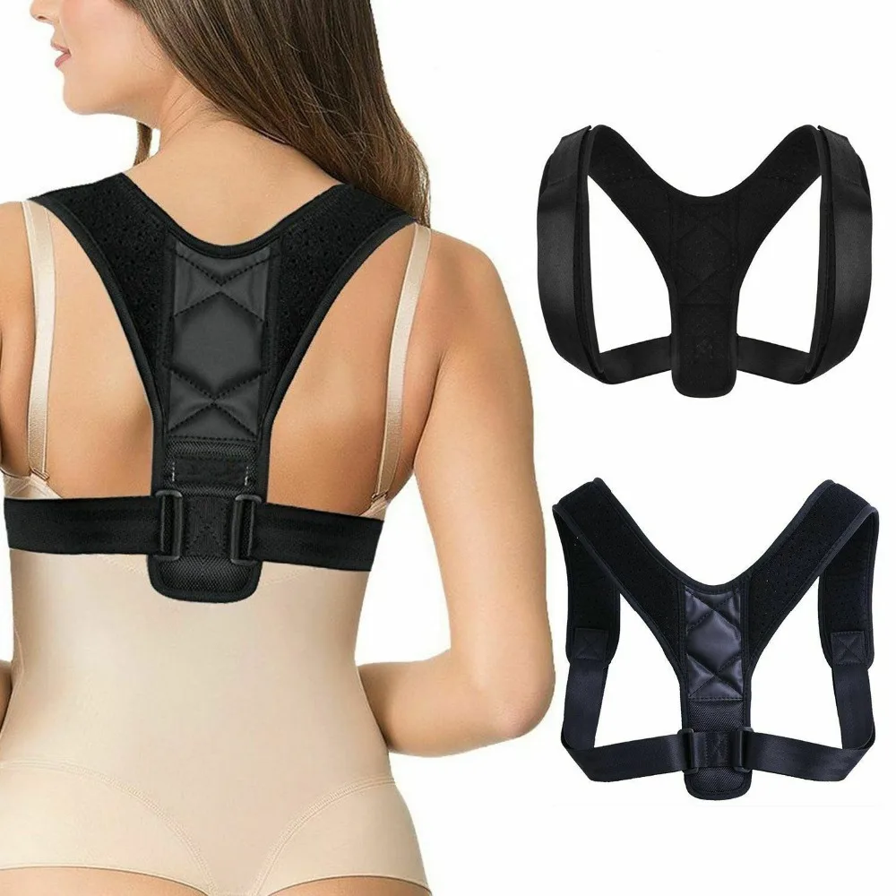 

2019 Brace Support Belt Adjustable Back Posture Corrector Clavicle Spine Back Shoulder Lumbar Posture Correction For Men Women