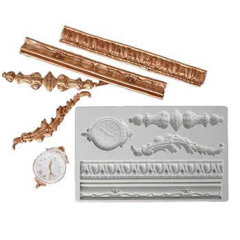 DIY European relief Cake Border Silicone Mold Frame Fondant Cake Decorating Tools Embossed Candy Chocolate Gumpaste Mould
DIY European relief Cake Border Silicone Mold Frame Fondant Cake Decorating Tools Embossed Candy Chocolate Gumpaste Mould