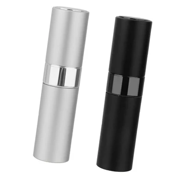 2Pcs 8ml Refillable Containers Rotation Perfume Atomizer Empty Spray Bottle Silver/Black Makeup Tube
2Pcs 8ml Refillable Containers Rotation Perfume Atomizer Empty Spray Bottle Silver/Black Makeup Tube