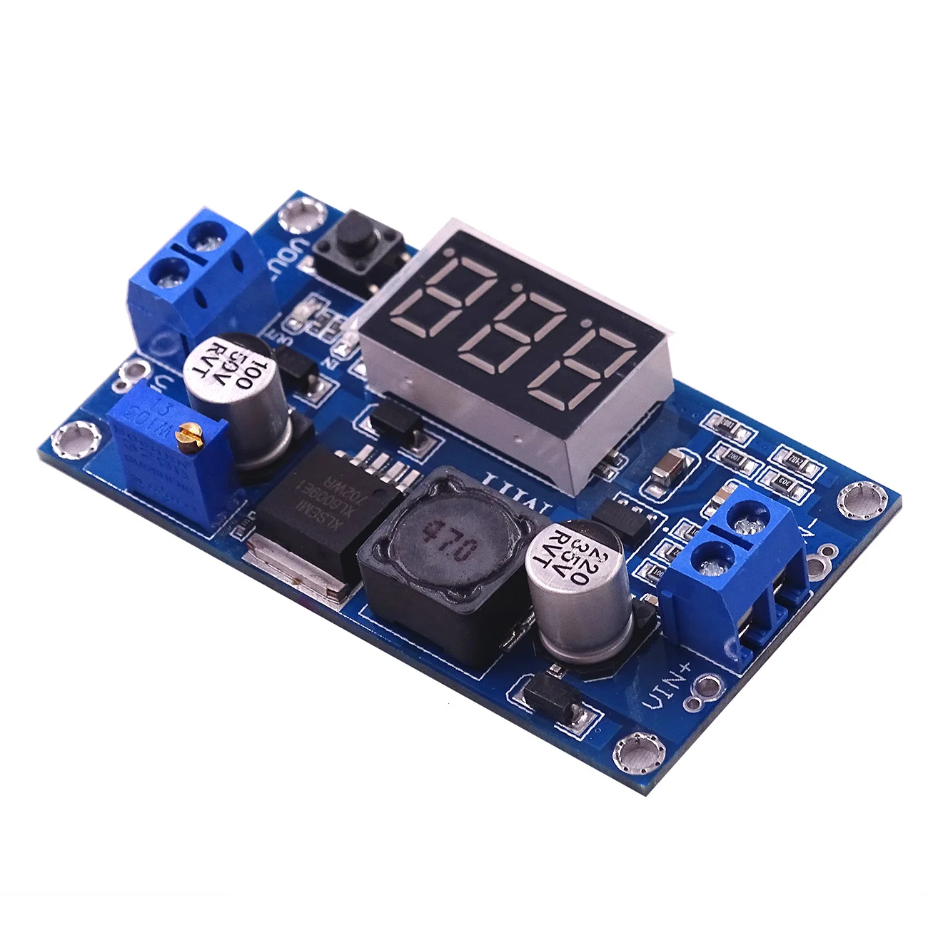 DC-DC 4.5-32V for 5V-52V XL6009 Push-up Module + LED module Adjustable impulse with display voltage meter Voltmeter
DC-DC 4.5-32V for 5V-52V XL6009 Push-up Module + LED module Adjustable impulse with display voltage meter Voltmeter