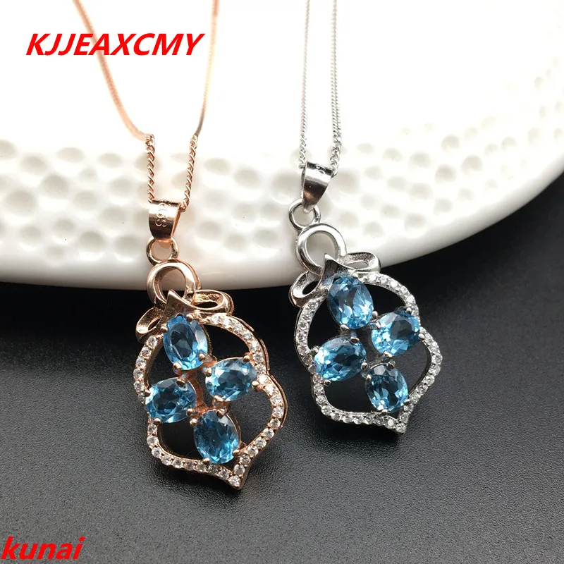 KJJEAXCMY boutique jewels 925 pure silver, Natural Blue Topaz Necklace Pendant Drop female send chain
KJJEAXCMY boutique jewels 925 pure silver, Natural Blue Topaz Necklace Pendant Drop female send chain